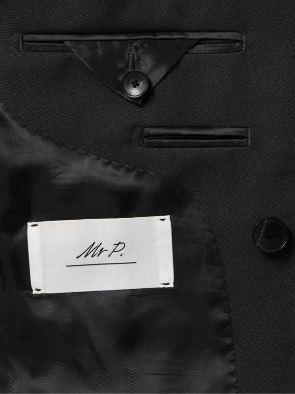Double-Breasted Woven Suit Jacket - E2 Double-Breasted Woven Suit Jacket - E2