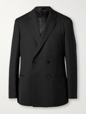 Double-Breasted Woven Suit Jacket Double-Breasted Woven Suit Jacket