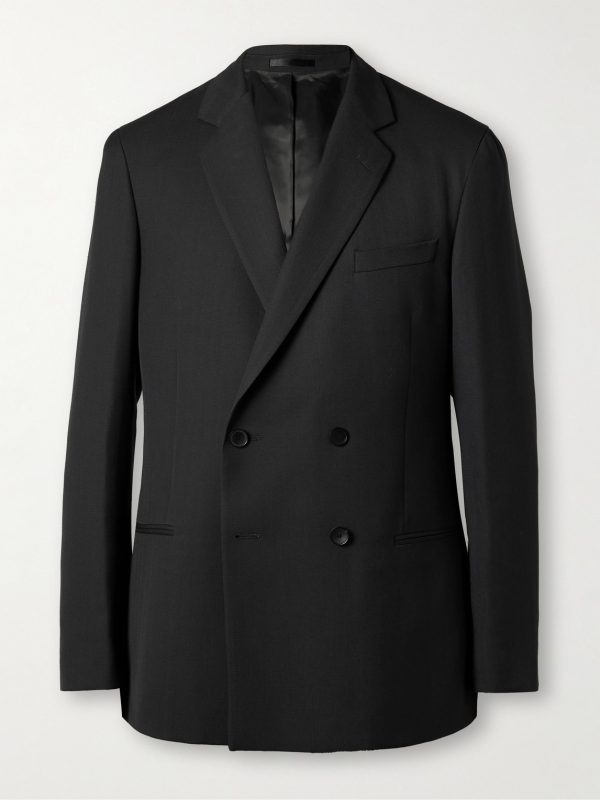 Double-Breasted Woven Suit Jacket Double-Breasted Woven Suit Jacket