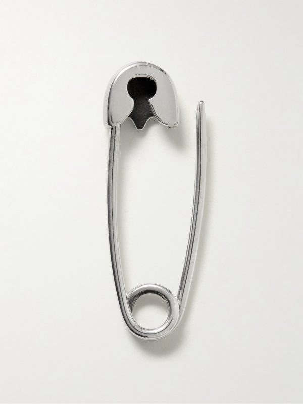 Silver Single Earring - BK Silver Single Earring - BK