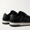 Skel-Top Metallic Bouclé and Leather Sneakers - BK Skel-Top Metallic Bouclé and Leather Sneakers - BK