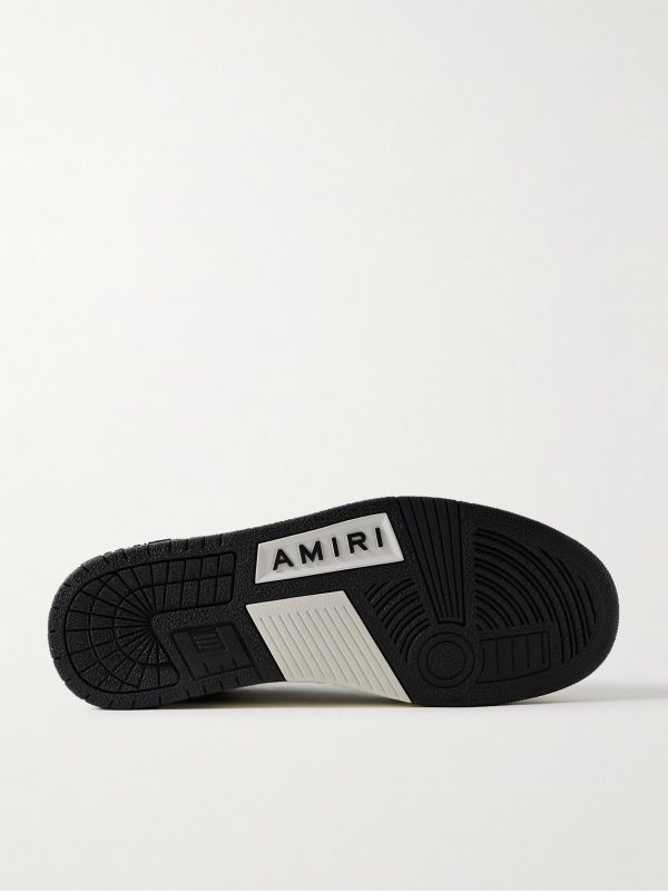 Skel-Top Metallic Bouclé and Leather Sneakers - E1 Skel-Top Metallic Bouclé and Leather Sneakers - E1