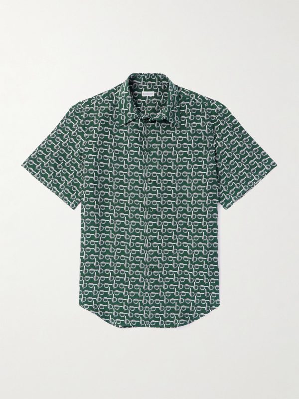 Printed Mulberry Silk Shirt