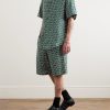 Printed Mulberry Silk Shirt - OU
