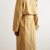 Iridescent Cotton-Gabardine Trench Coat - BK Iridescent Cotton-Gabardine Trench Coat - BK
