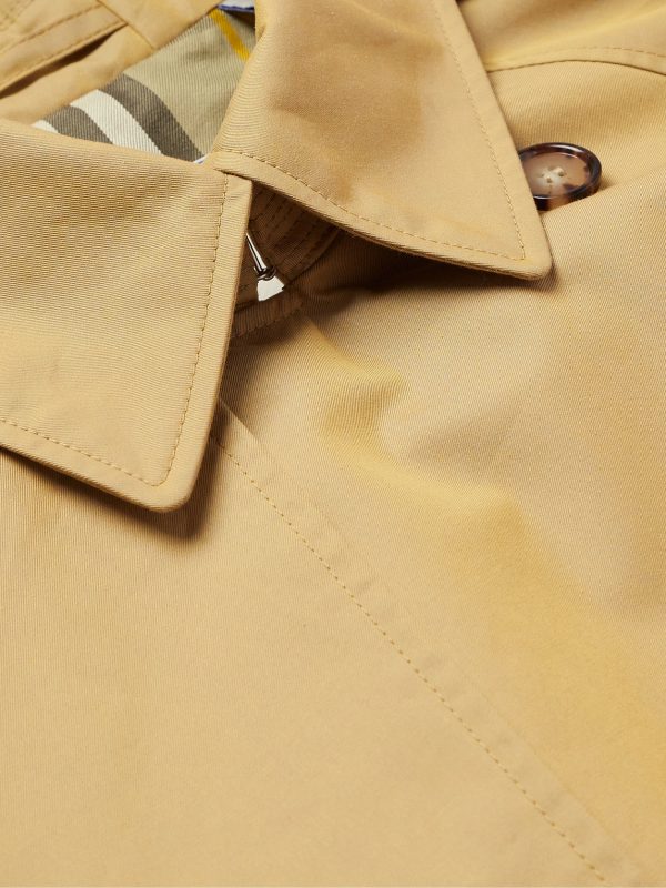 Iridescent Cotton-Gabardine Trench Coat - CU Iridescent Cotton-Gabardine Trench Coat - CU