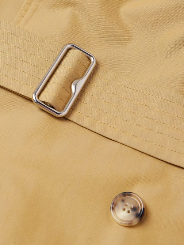 Iridescent Cotton-Gabardine Trench Coat - E1 Iridescent Cotton-Gabardine Trench Coat - E1