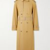 Iridescent Cotton-Gabardine Trench Coat Iridescent Cotton-Gabardine Trench Coat