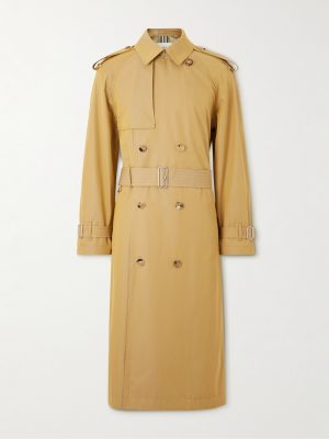 Iridescent Cotton-Gabardine Trench Coat Iridescent Cotton-Gabardine Trench Coat