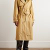 Iridescent Cotton-Gabardine Trench Coat - OU Iridescent Cotton-Gabardine Trench Coat - OU