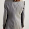 Double-Breasted Wool Suit Jacket - BK Double-Breasted Wool Suit Jacket - BK