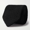 7cm Knitted Silk Tie