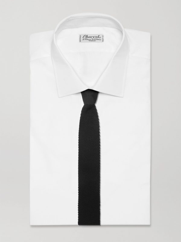 7cm Knitted Silk Tie - OU