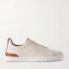 Triple Stitch™ Full-Grain Deerskin Slip-On Sneakers Triple Stitch™ Full-Grain Deerskin Slip-On Sneakers