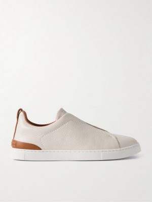 Triple Stitch™ Full-Grain Deerskin Slip-On Sneakers