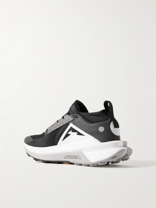 Zegama 2 Stretch-Jersey and Rubber-Trimmed Mesh Trail Running Sneakers - BK