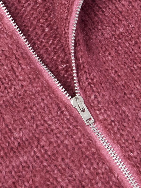 Float Mohair and Silk-Blend Zip-Up Cardigan - CU