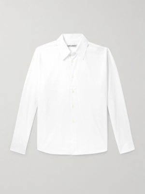 Beyond Logo-Embroidered TENCEL™ Lyocell and Cotton-Blend Poplin Shirt Beyond Logo-Embroidered TENCEL™ Lyocell and Cotton-Blend Poplin Shirt