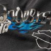Goodbye Humanity Dice Distressed Printed Cotton-Jersey T-Shirt - CU