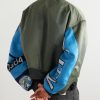 Distressed Padded Jacquard-Panelled Nylon Bomber Jacket - BK Distressed Padded Jacquard-Panelled Nylon Bomber Jacket - BK