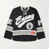 + Cactus Plant Flea Market Public Enemy Oversized Logo-Appliquéd Jersey T-Shirt + Cactus Plant Flea Market Public Enemy Oversized Logo-Appliquéd Jersey T-Shirt