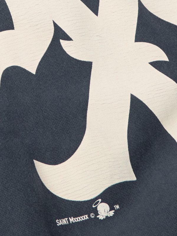 Logo-Print Cotton-Blend Jersey Sweatshirt - CU Logo-Print Cotton-Blend Jersey Sweatshirt - CU
