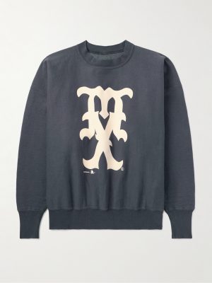 Logo-Print Cotton-Blend Jersey Sweatshirt Logo-Print Cotton-Blend Jersey Sweatshirt