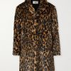 Padded Leopard-Print Plush Coat Padded Leopard-Print Plush Coat