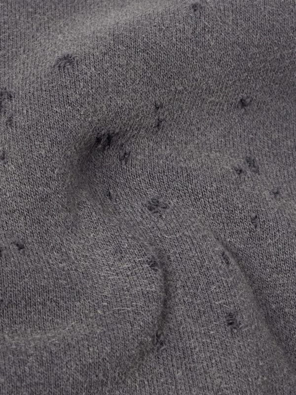 + Denim Tears Logo-Print Distressed Cotton-Jersey Hoodie - CU