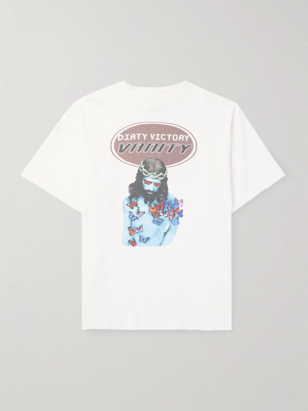 Printed Cotton-Jersey T-Shirt