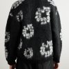 + Denim Tears Jacquard-Knit Cardigan - BK