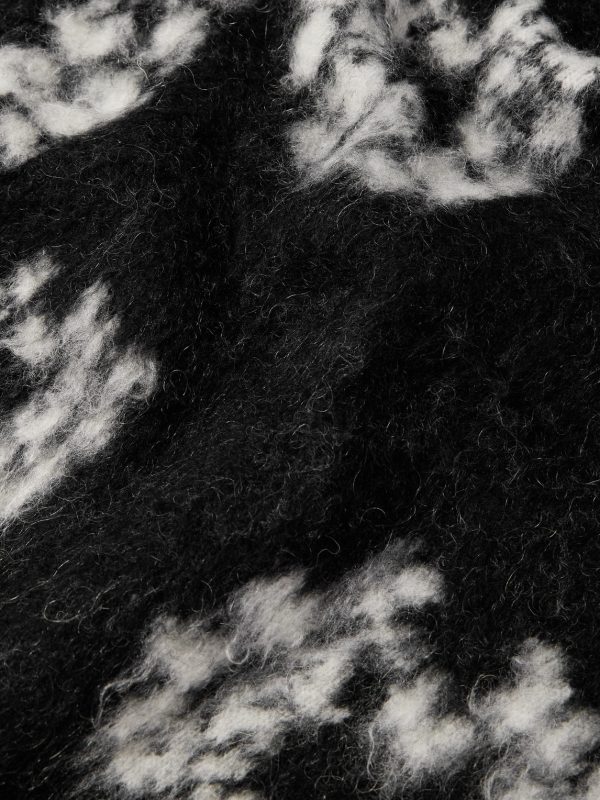 + Denim Tears Jacquard-Knit Cardigan - E1