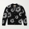 + Denim Tears Jacquard-Knit Cardigan