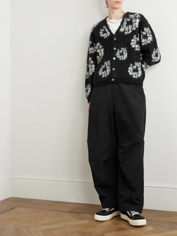 + Denim Tears Jacquard-Knit Cardigan - OU