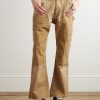 Bootcut Distressed Cotton-Canvas Trousers - FR Bootcut Distressed Cotton-Canvas Trousers - FR