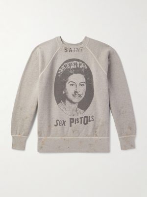 + Sex Pistols Printed Cotton-Jersey Sweatshirt