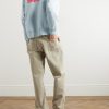 Distressed Printed Cotton-Jersey Sweatshirt - OU