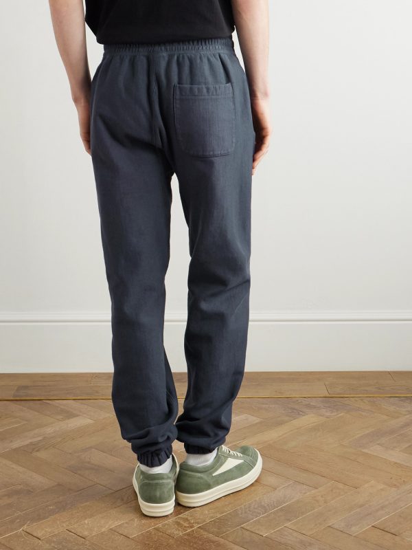 Tapered Logo-Print Cotton-Blend Jersey Sweatpants - BK Tapered Logo-Print Cotton-Blend Jersey Sweatpants - BK