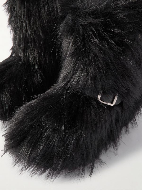Faux Fur Biker Boots - CU Faux Fur Biker Boots - CU