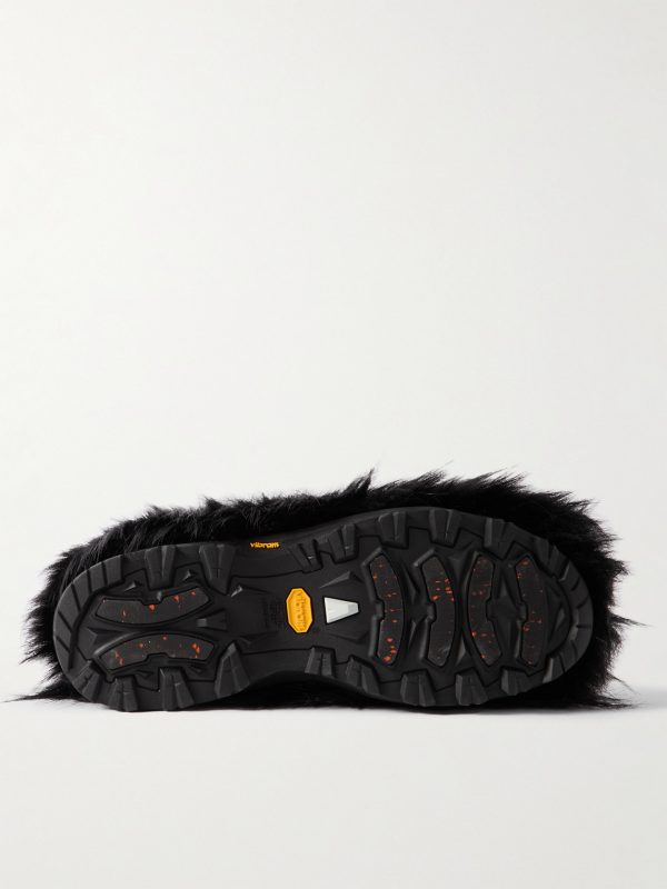 Faux Fur Biker Boots - E1 Faux Fur Biker Boots - E1