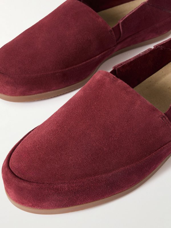 Travel Collapsible-Heel Suede Loafers - CU Travel Collapsible-Heel Suede Loafers - CU