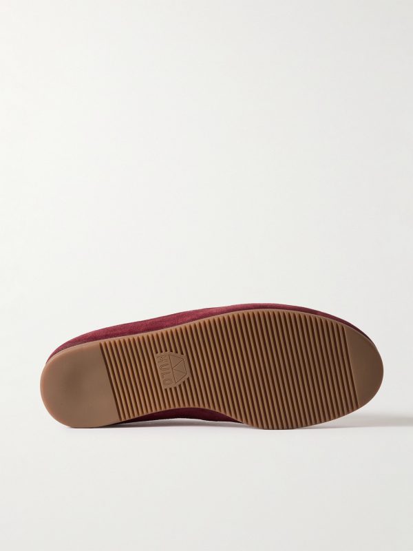 Travel Collapsible-Heel Suede Loafers - E1 Travel Collapsible-Heel Suede Loafers - E1