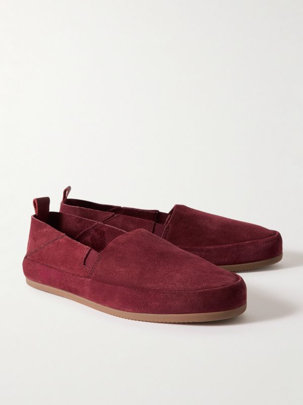 Travel Collapsible-Heel Suede Loafers - FR Travel Collapsible-Heel Suede Loafers - FR