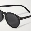 Aurele Round-Frame Acetate Sunglasses - CU Aurele Round-Frame Acetate Sunglasses - CU
