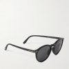 Aurele Round-Frame Acetate Sunglasses - FR Aurele Round-Frame Acetate Sunglasses - FR