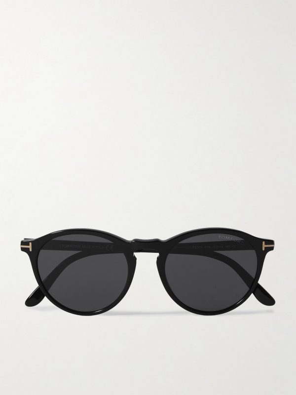 Aurele Round-Frame Acetate Sunglasses Aurele Round-Frame Acetate Sunglasses