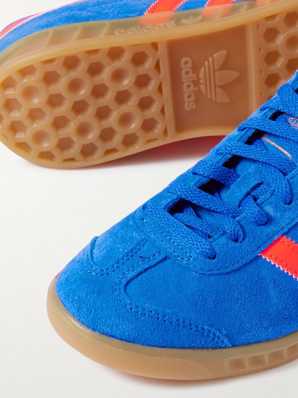 Hamburg Leather-Trimmed Suede Sneakers - CU