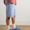 Hamburg Leather-Trimmed Suede Sneakers - OU