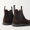 Waxed-Suede Chelsea Boots - BK Waxed-Suede Chelsea Boots - BK