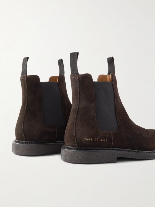 Waxed-Suede Chelsea Boots - BK Waxed-Suede Chelsea Boots - BK